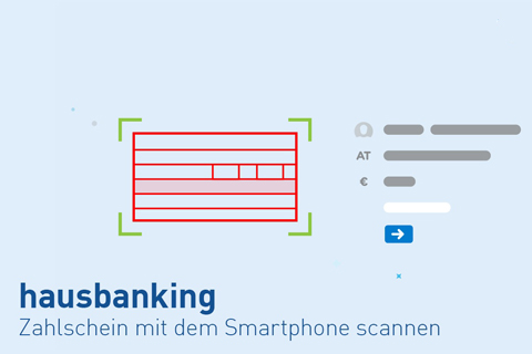 Zahlschein mit dem Smartphone scannen