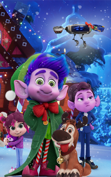 Titelbild zum Kinofilm Mission Santa, ein Elf rettet Weihnachten.